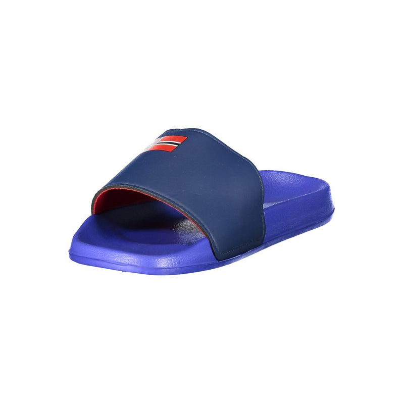 Norway 1963 Sandales Bleues en Plastique pour Hommes - Style Été Confortable