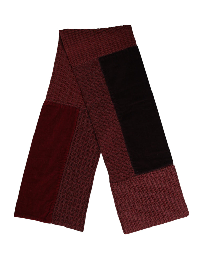 Dolce &amp; Gabbana Écharpe châle cache-cou noir marron