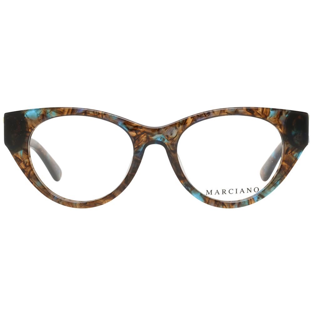 Monture de lunettes en acétate marron Cat Eye Marciano by Guess