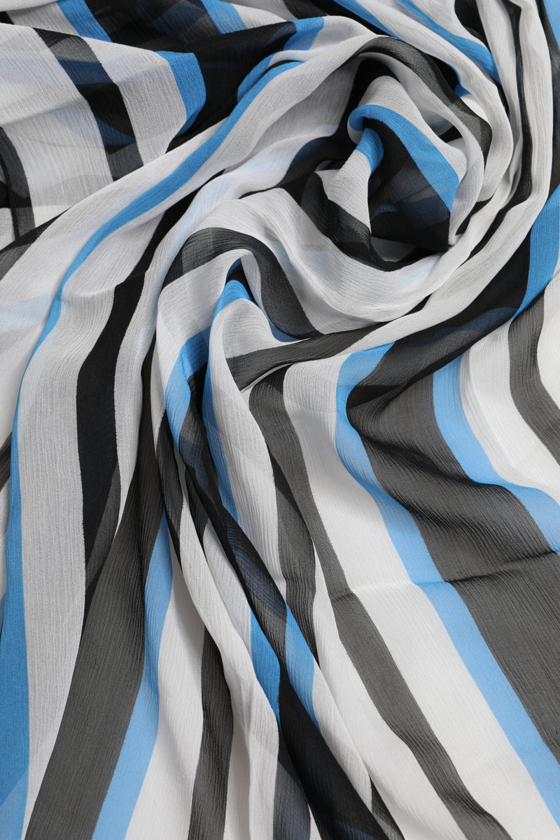 Foulard cache-cou à rayures multicolores Dolce &amp; Gabbana