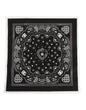 Foulard carré bandana noir et blanc Dolce & Gabbana pour homme