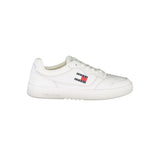 Tommy Hilfiger White Leather Mens Sneaker - Élégant et Confortable