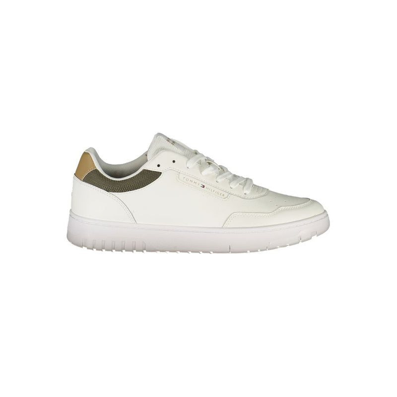 Tommy Hilfiger White Leather Men Sneaker - Urban Chic Style