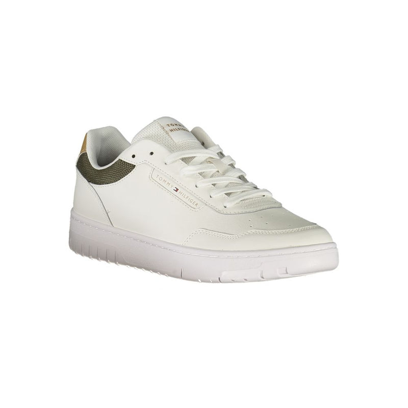 Tommy Hilfiger White Leather Men Sneaker - Urban Chic Style