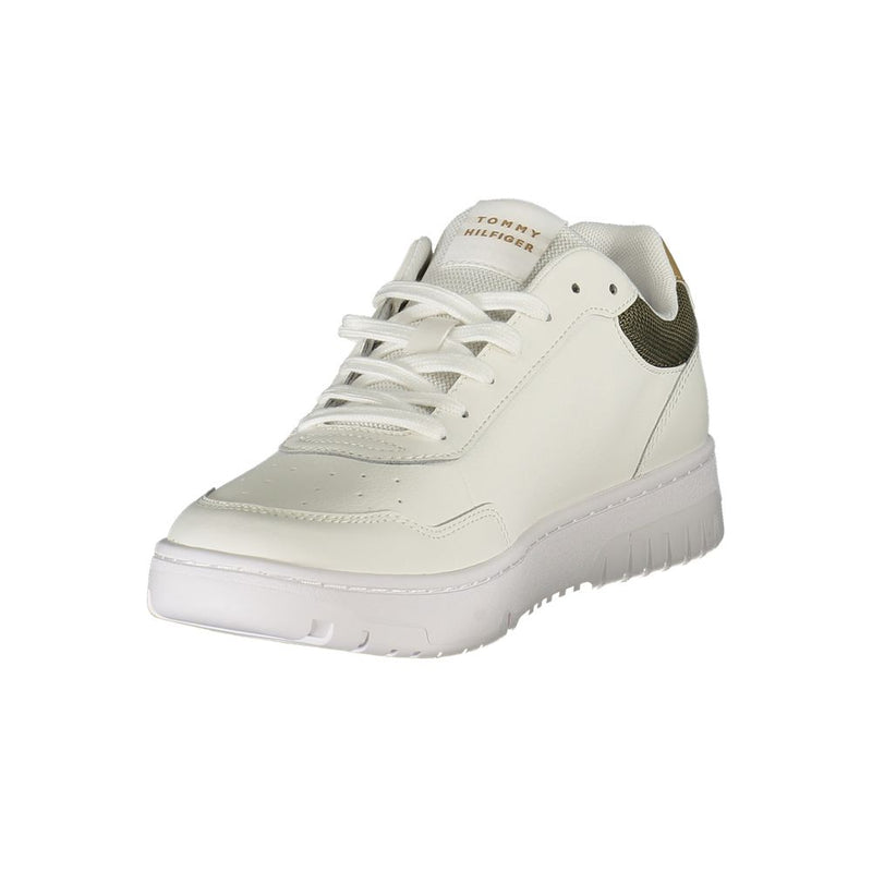 Tommy Hilfiger White Leather Men Sneaker - Urban Chic Style
