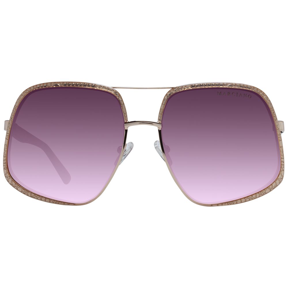 Lunettes de soleil pour femme Marciano by Guess, couleur or.