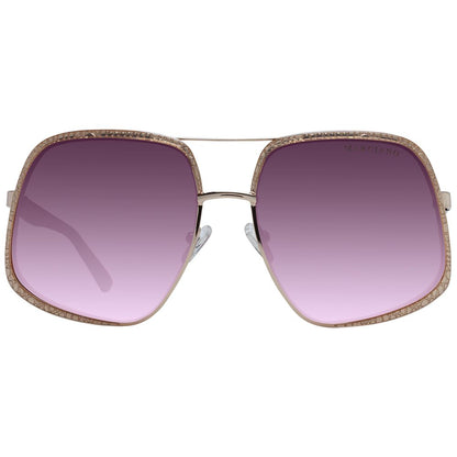 Lunettes de soleil pour femme Marciano by Guess, couleur or.