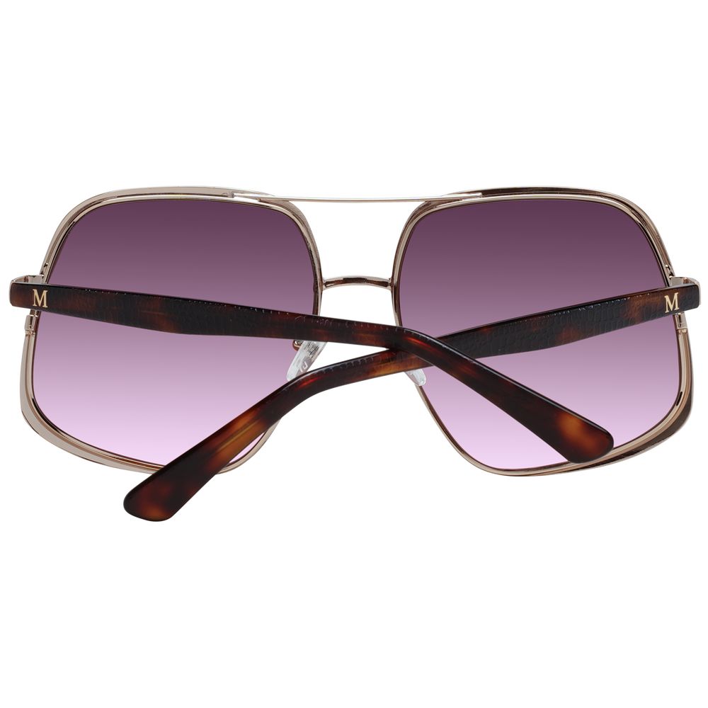Lunettes de soleil pour femme Marciano by Guess, couleur or.