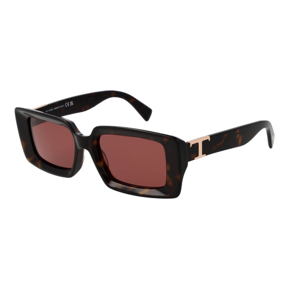 Tod's Brown Acetate Sunglasses for Women