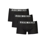 Bikkembergs Black Cotton Boxer Underwear - Tri-Pack
