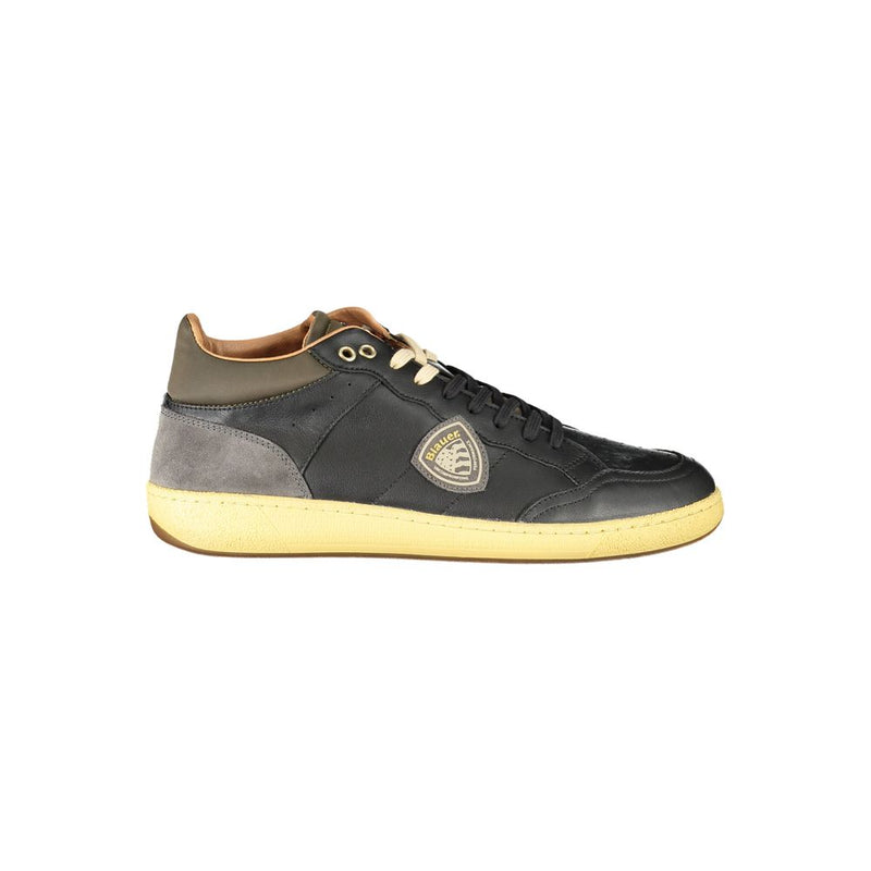Sneaker Polyester Noir Blauer - Chaussures Athlétiques Élégantes