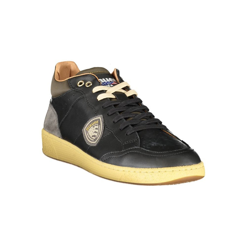 Sneaker Polyester Noir Blauer - Chaussures Athlétiques Élégantes