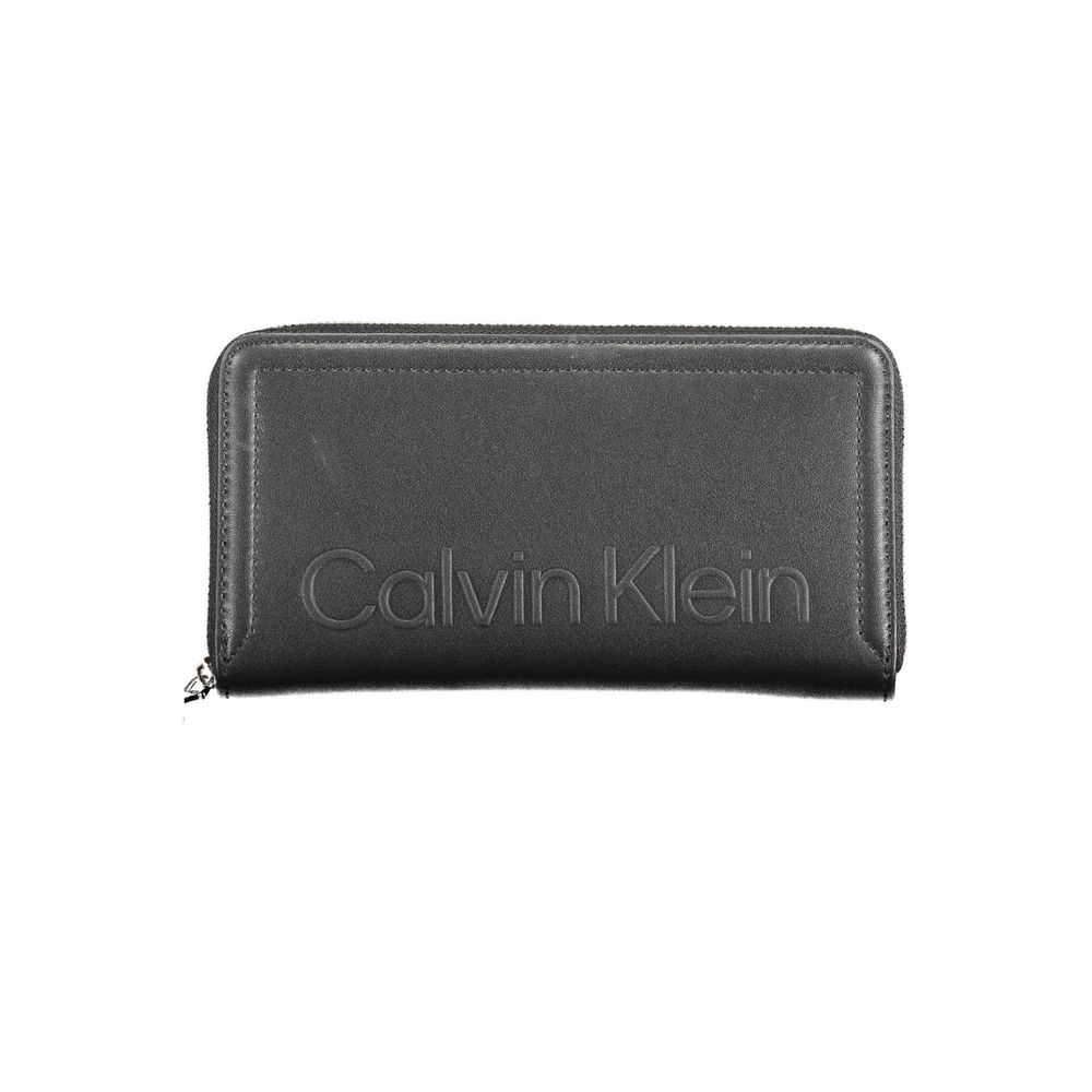 Portefeuille en polyéthylène noir Calvin Klein