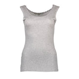 Silvian Heach Top Femme Viscose Grise - Chic et Polyvalent