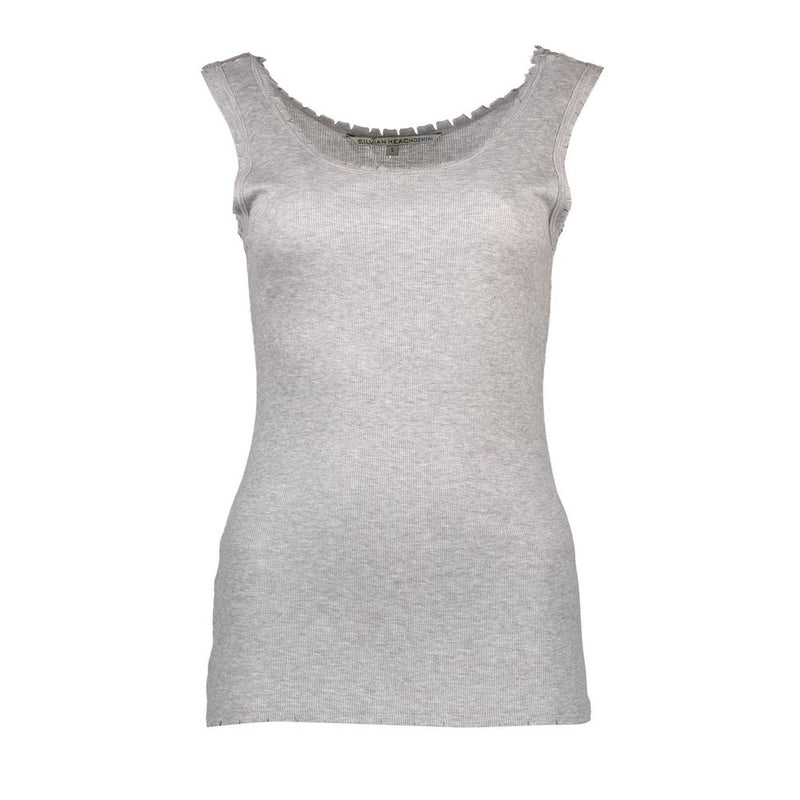 Silvian Heach Gray Viscose Women Top - Chic and Versatile
