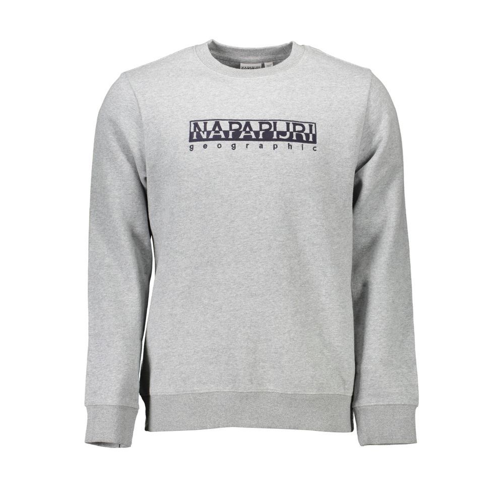 Pull en coton gris pour homme Napapijri