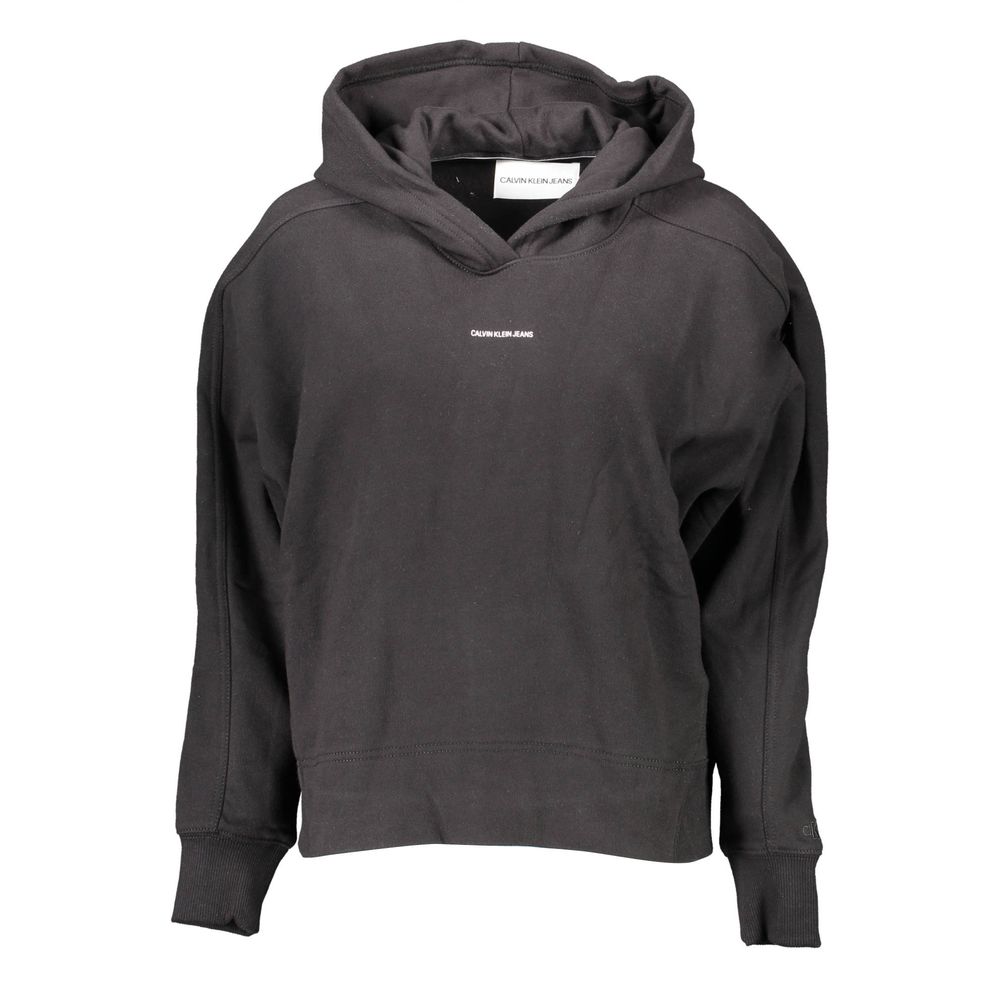 Calvin Klein Black Cotton Women Sweater - CA-8620-XL