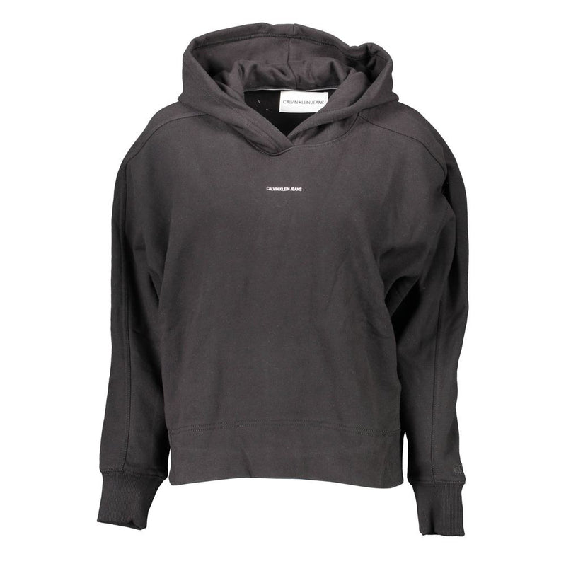Calvin Klein Black Cotton Women Sweater - CA-8620-XL