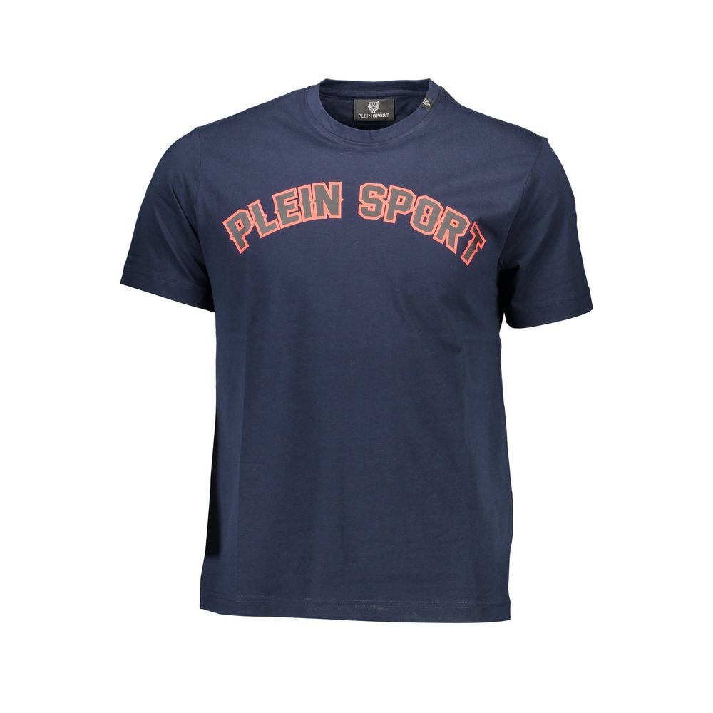 T-shirt en coton bleu Plein Sport