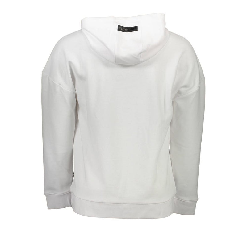 Plein Sport witte katoenen herensweater
