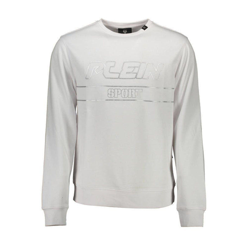Plein Sport Witte Katoenen Heren Trui