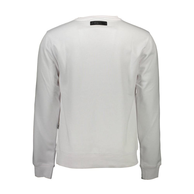 Plein Sport Witte Katoenen Heren Trui