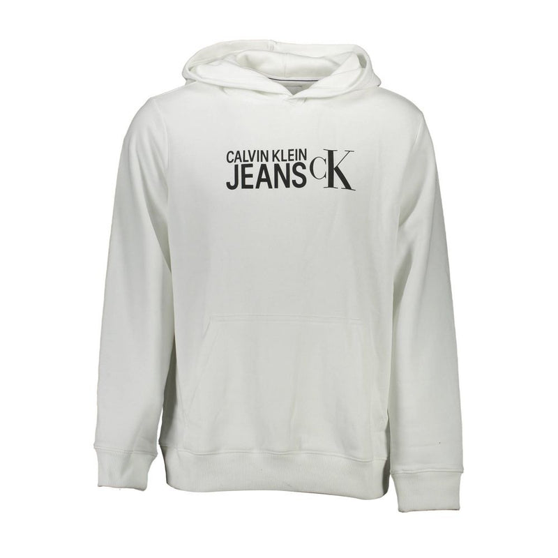 Pull en coton blanc Calvin Klein pour homme
