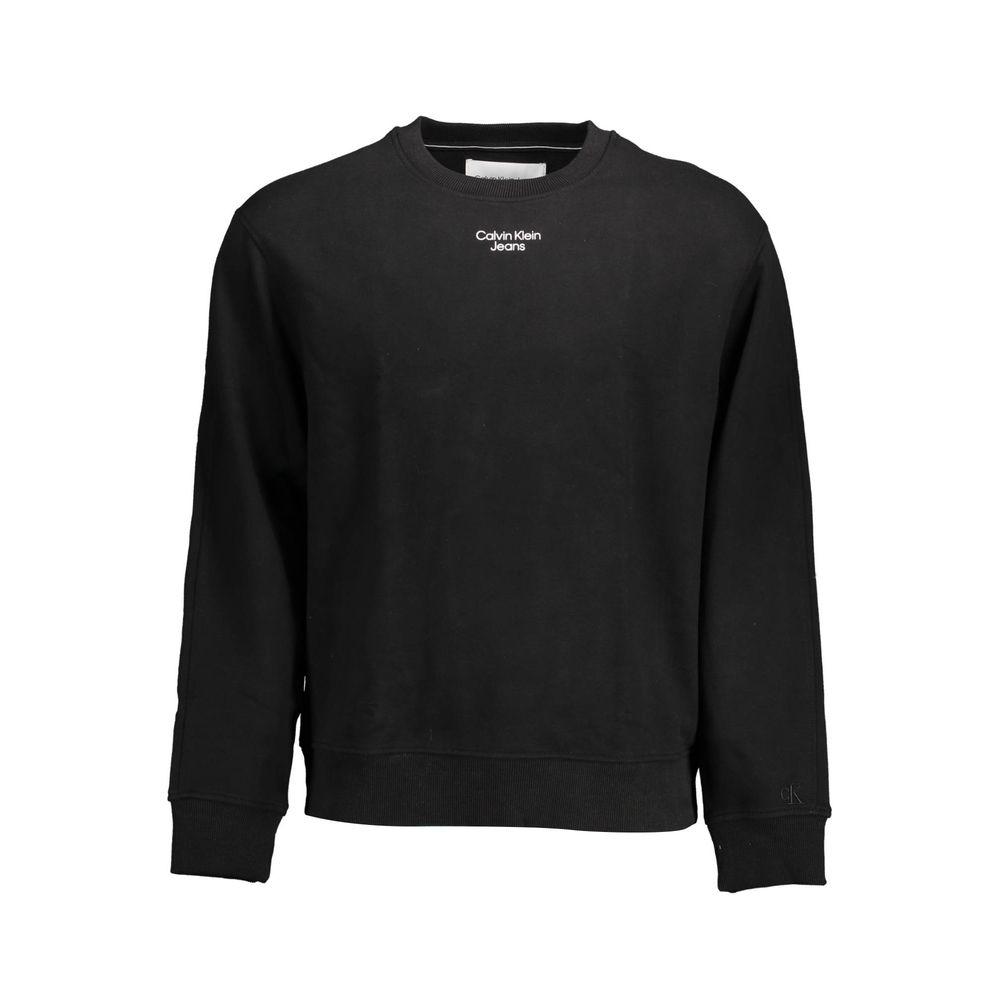 Pull en coton noir pour homme Calvin Klein