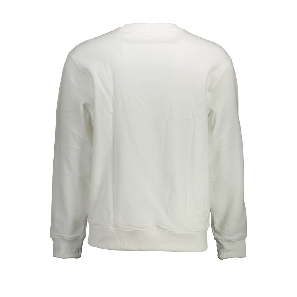 Pull en coton blanc Calvin Klein pour homme