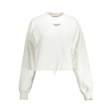 Calvin Klein Sweatshirt Femme en Coton Blanc - Chic et Confortable