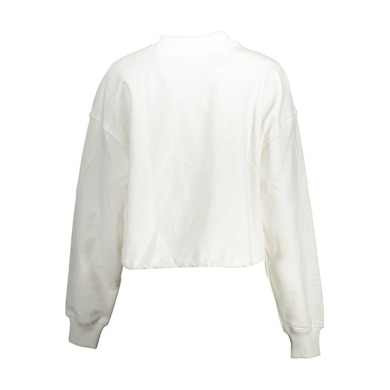Calvin Klein White Cotton Women Sweater - Chic & Comfortable