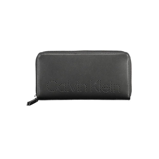 Portefeuille en polyéthylène noir Calvin Klein