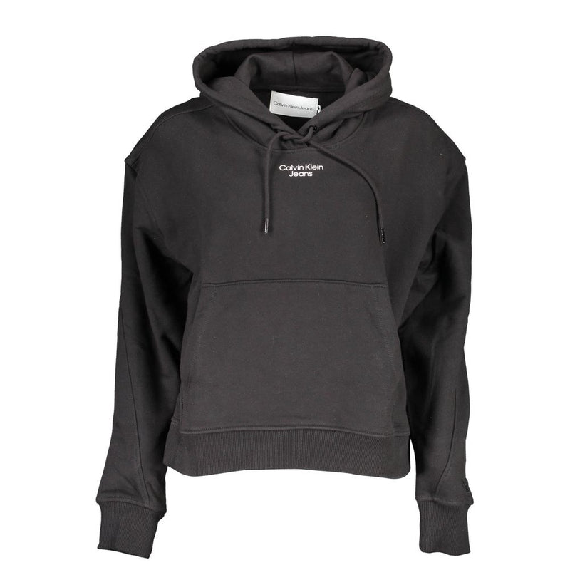 Calvin Klein Black Cotton Women Sweater - Stylish and Comfortable
