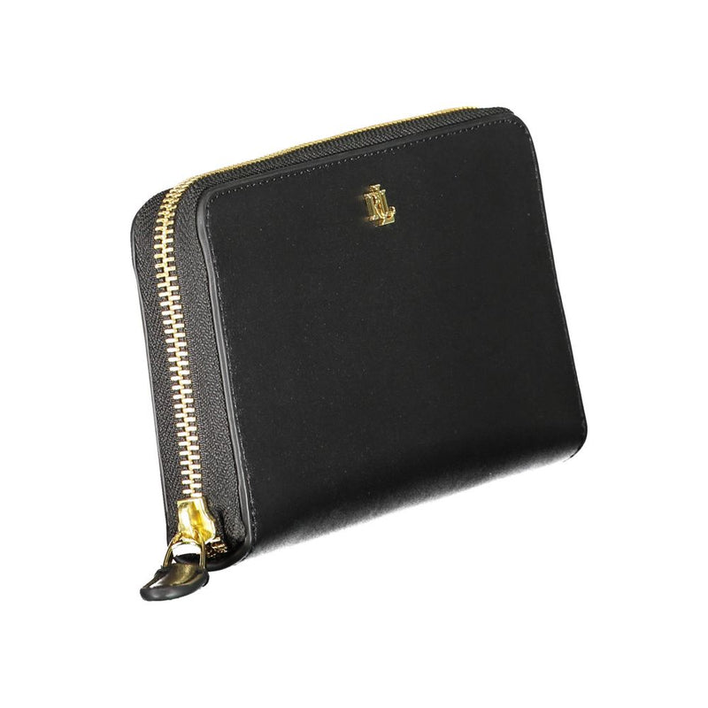 Ralph Lauren Black Leather Wallet - Élégance et Fonctionnalité