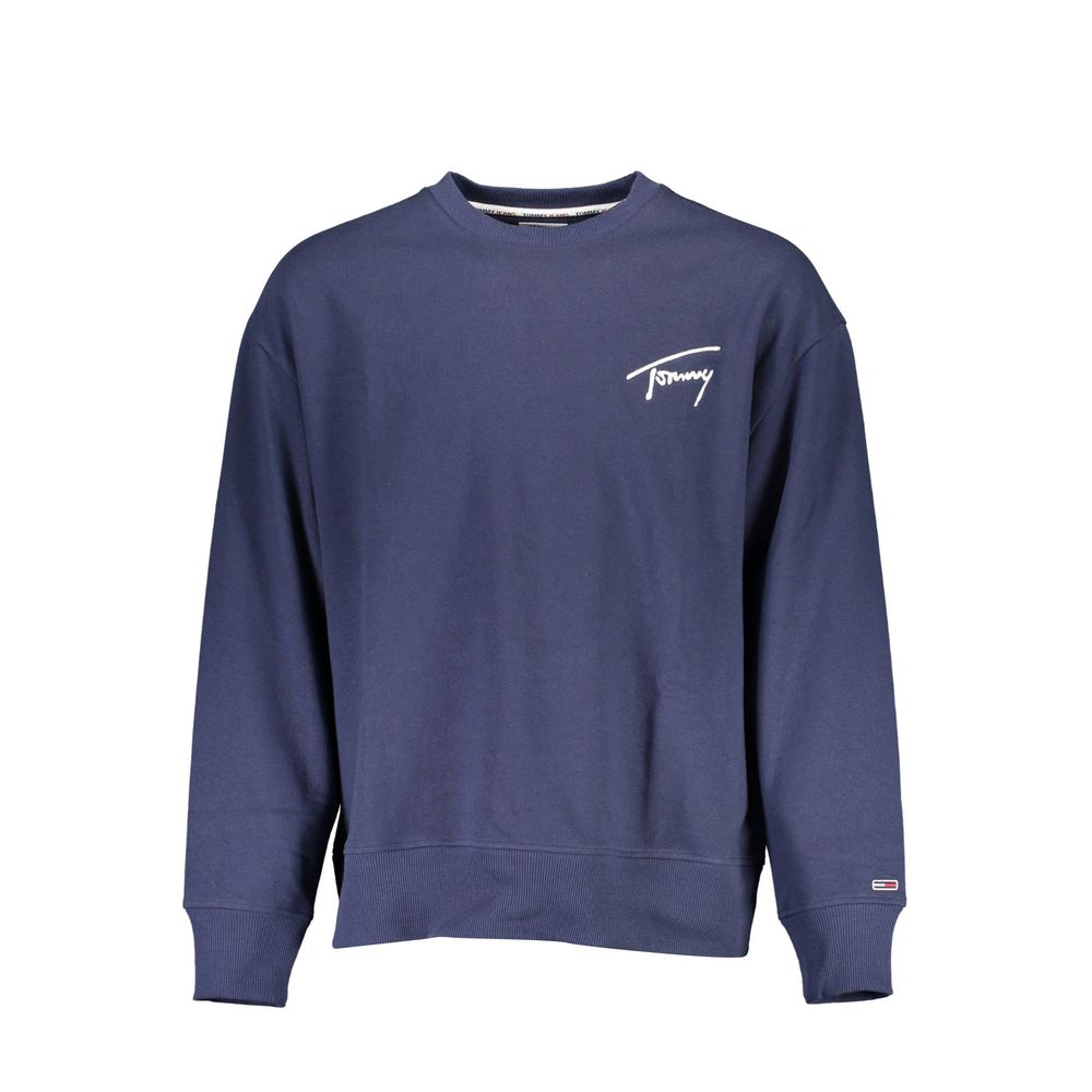 Pull en coton bleu Tommy Hilfiger pour homme