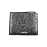 Portefeuille en cuir noir Calvin Klein