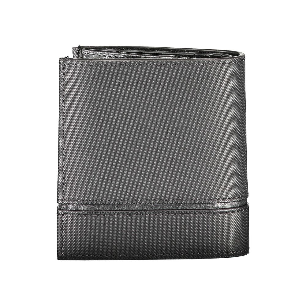 Portefeuille en cuir noir Calvin Klein