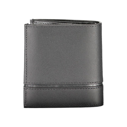 Portefeuille en cuir noir Calvin Klein