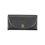Portefeuille en Polyéthylène Noir Tommy Hilfiger - Élégant et Pratique