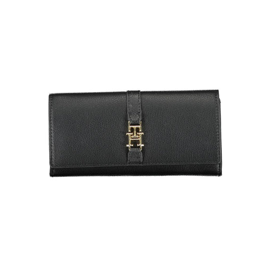 Tommy Hilfiger Zwarte Polyethyleen Portemonnee