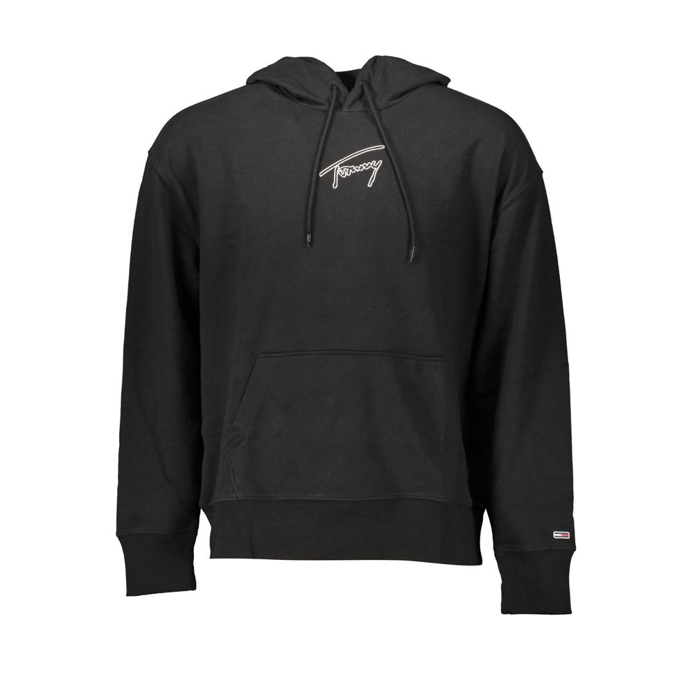 Pull en coton noir pour homme Tommy Hilfiger