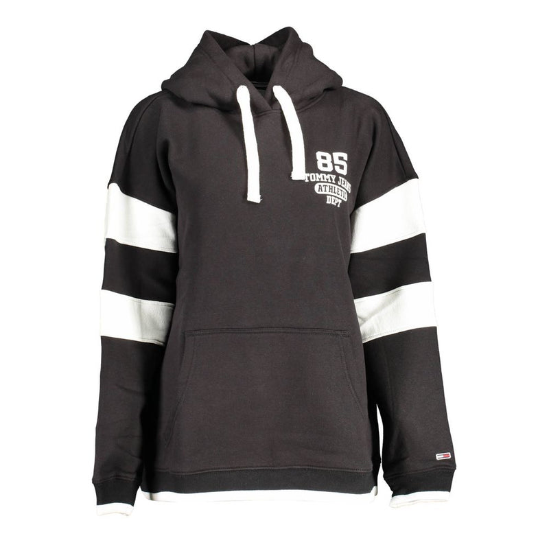 Tommy Hilfiger Pull Femme Noir en Coton - Élégant et Confortable