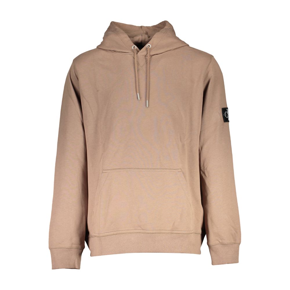 Pull en coton brun pour homme Calvin Klein