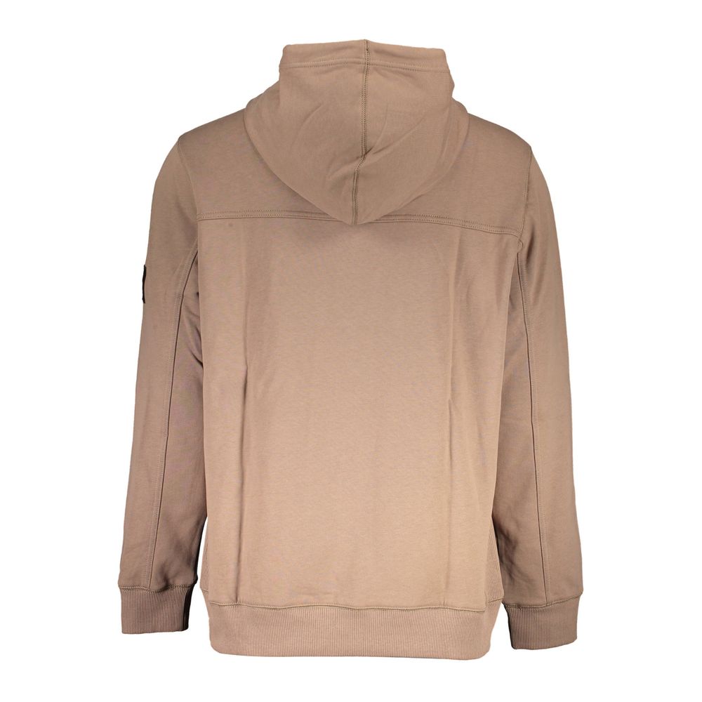 Pull en coton brun pour homme Calvin Klein