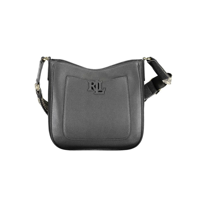 Ralph Lauren Black Leather Handbag - Élégance Intemporelle