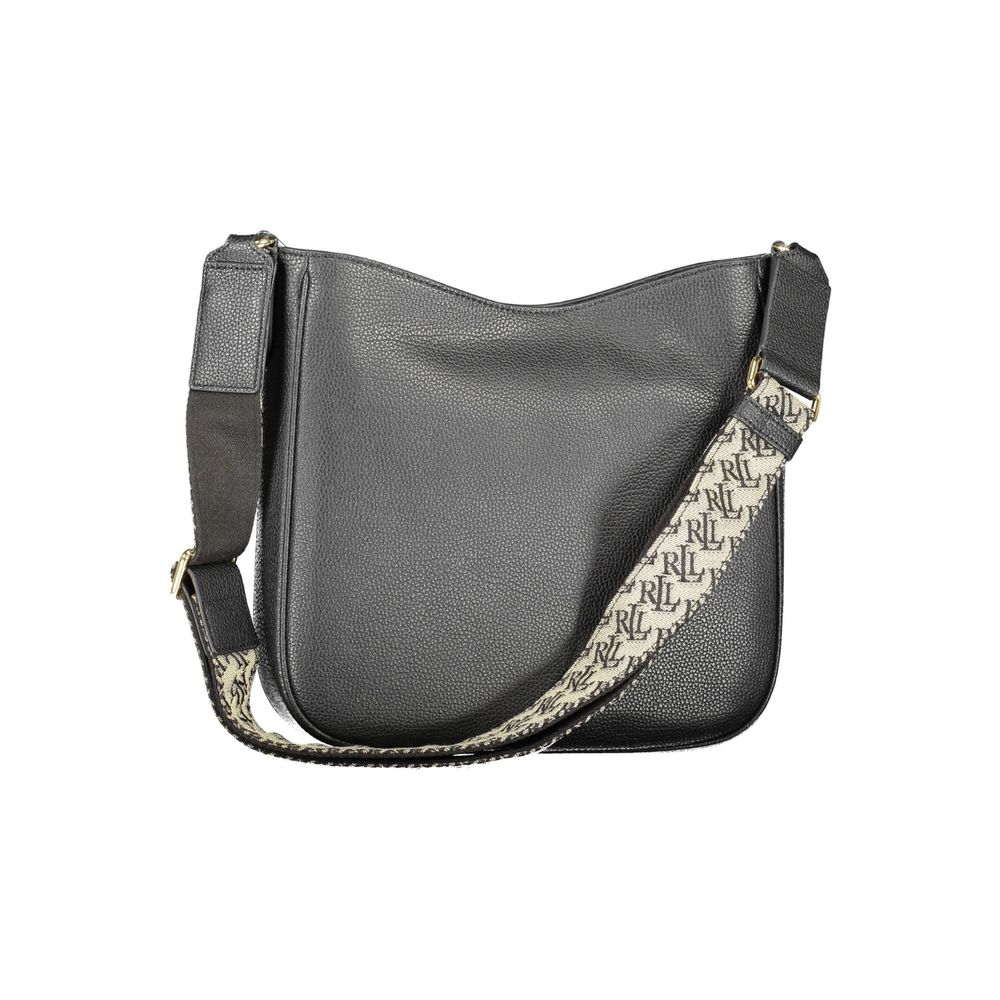 Ralph Lauren Black Leather Handbag - Élégance Intemporelle