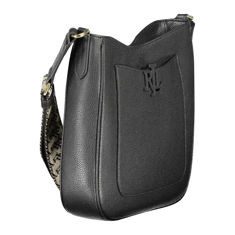 Ralph Lauren Black Leather Handbag - Élégance Intemporelle