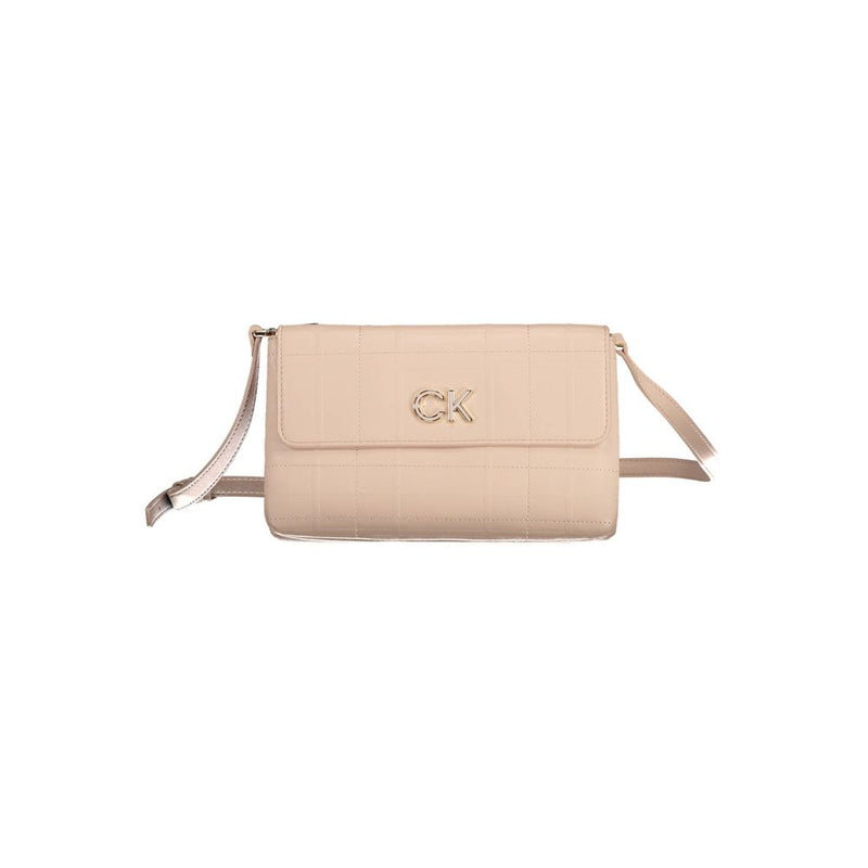 Calvin Klein Pink Polyester Handbag - Écologique et Élégant