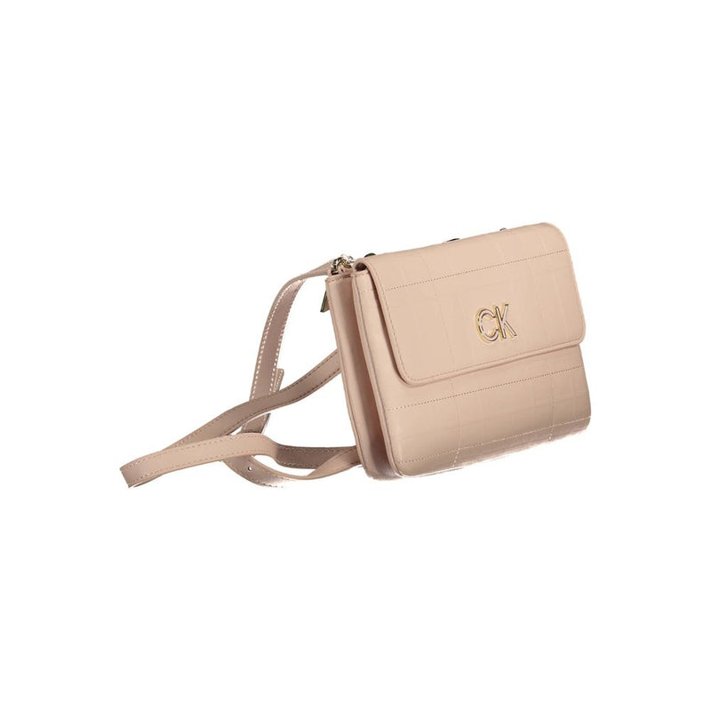 Calvin Klein Pink Polyester Handbag - Écologique et Élégant