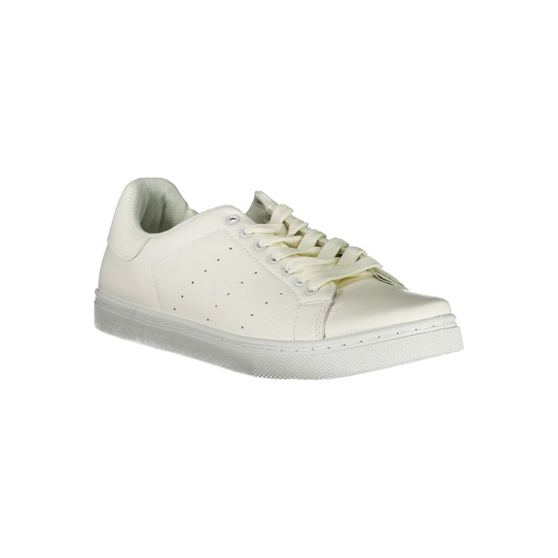 Norway 1963 White Polyester Sneaker - All-Day Comfort and Style